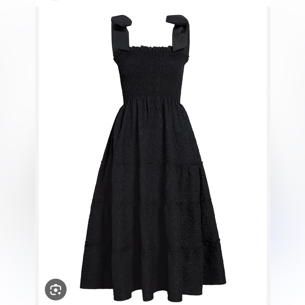 NWT Hill House Ribbon Ellie in Black Jacquard